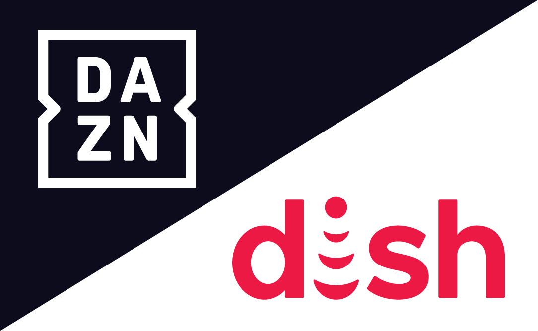 DAZN and DISH logos