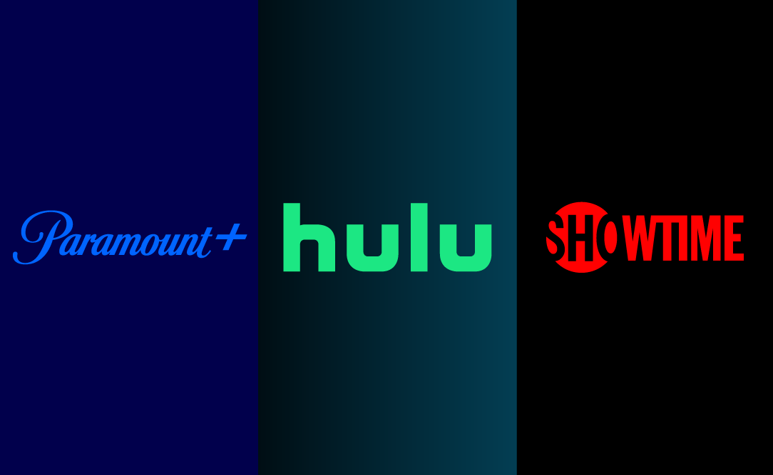 Paramount+, Hulu and Showtime logo