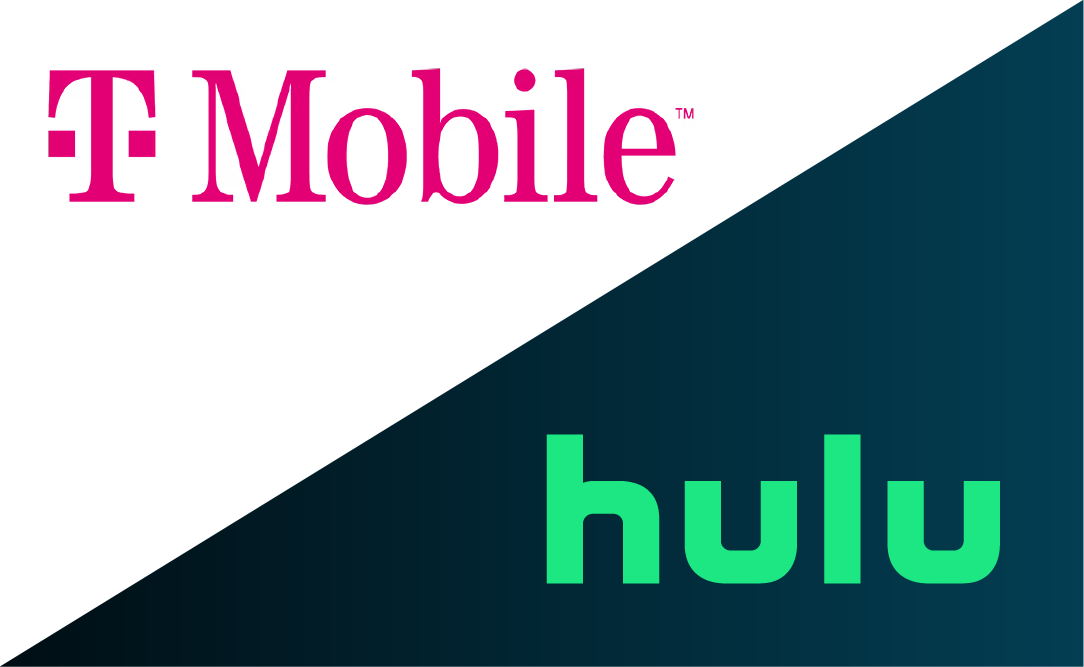 T-Mobile and Hulu's logos